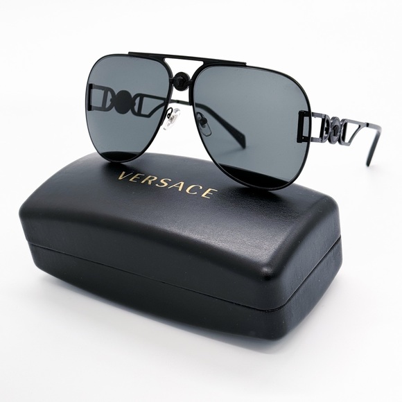 NEW VERSACE VE2255 1261/87 UNISEX SUNGLASSES MOD2255 1261/87 METAL VE2255 126187 - Picture 3 of 13